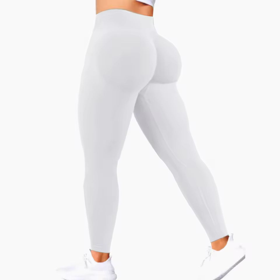 Leggings Femininas de Cintura Alta Sem Costuras — Modeladoras, Confortáveis e Estilosas para Yoga e Fitness