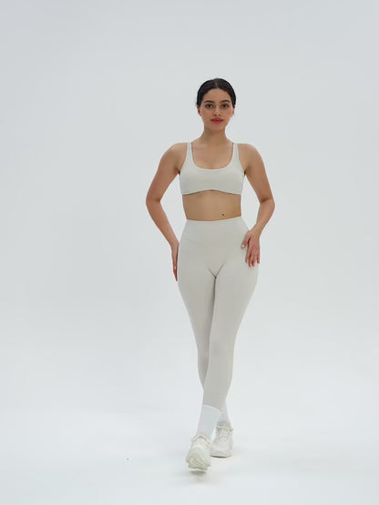 Leggings desportivas femininas de cintura alta, efeito push up, levantamento dos glúteos, ideais para yoga, treino e corrida